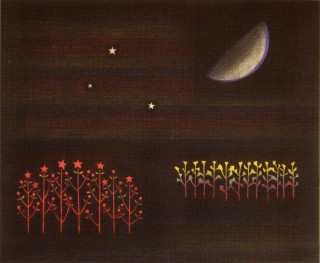 Product Image - Moon and flowers<BR>Year: 1981<BR>